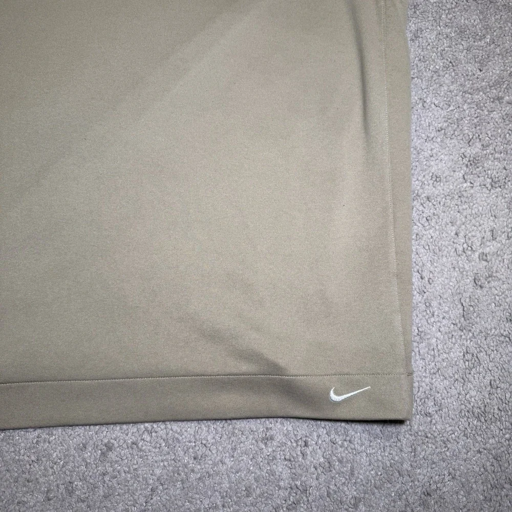Nike Golf Vest Mens Large Beige Khaki Pullover V Neck Fit Dry Leisure Casual - Picture 8 of 12
